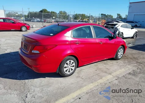 2016 Hyundai Accent Se из США, поврежденный, VIN KMHCT4AE9GU138883